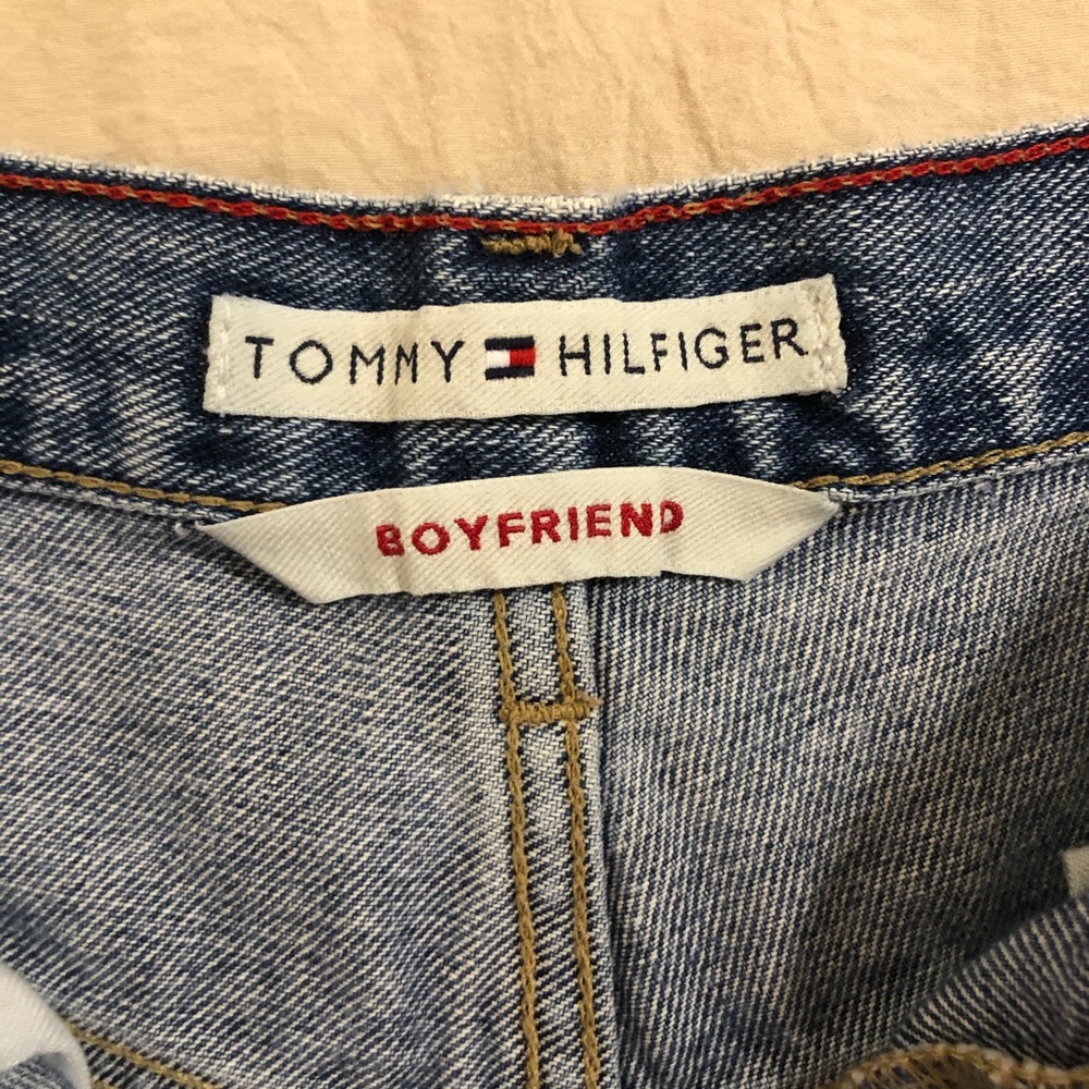 🖤3 for $20🖤 Tommy Hilfiger High Waisted Boyfriend Denim Shorts - Picture 4 of 6